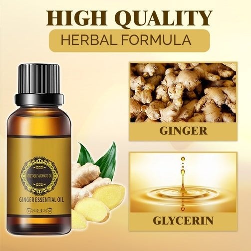 🥇 Ginverra™ Natural Ginger Detox Oil – Burn Fat While You Sleep